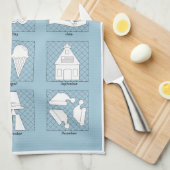 Finanzierungskalender 2025 geschirrtuch (Viertel Falte)