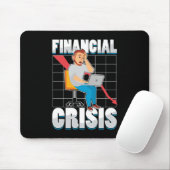 Finanzierungskrise Kapitalistische Gabe Mousepad (Mit Mouse)