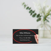 Finanzierungsplanung Visitenkarte (Stehend Vorderseite)