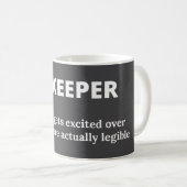 Finanzkoordinator Funny Definition Tasse (VorderseiteRechts)