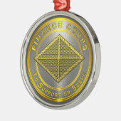 FINANZKORPS ORNAMENT AUS METALL (Links)