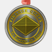 FINANZKORPS ORNAMENT AUS METALL (Vorne)
