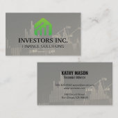 Finanzlogo | Börsentabelle Visitenkarte (Vorne/Hinten)