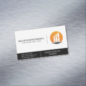 Finanzlogo | Realtor Investor Magnetische Visitenkarte (Beispiel)