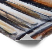 Finanzministerium - Al Khazneh - Petra, Jordanien Poster (Ecke)