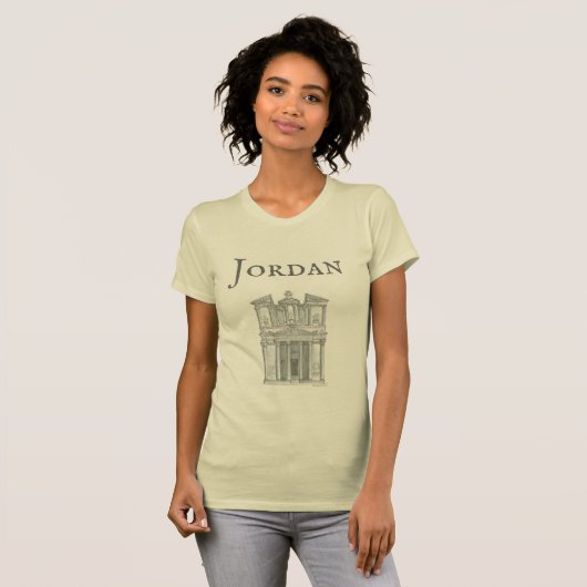 Finanzministerium, Petra, Jordanien T-Shirt (Vorne ganz)