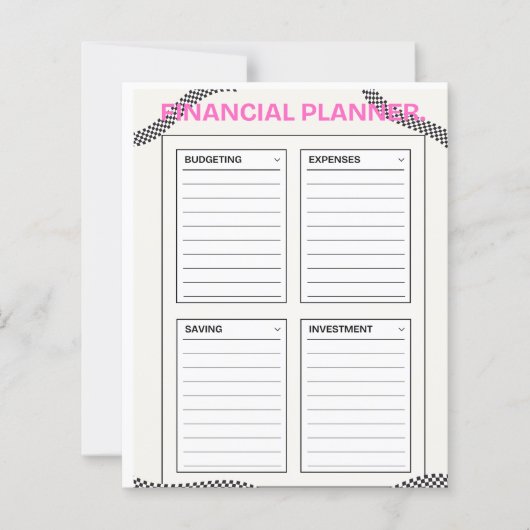 Finanzplaner (Vorderseite)