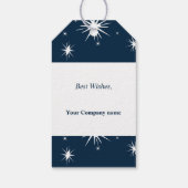 Finanzplaner Frohe Weihnachten Geschenkanhänger (Rückseite)