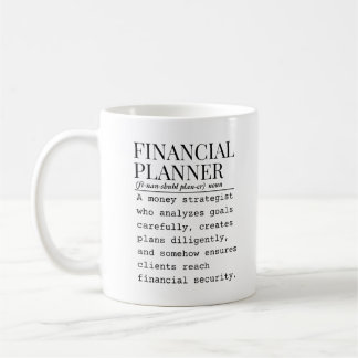 Finanzplaner Kaffeetasse