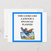 FINANZPLANER POSTKARTE (Vorne/Hinten)