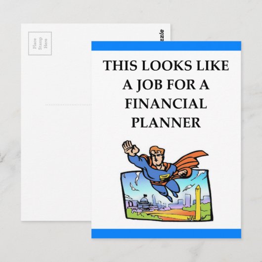 FINANZPLANER POSTKARTE (Vorne/Hinten)