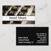 Finanzplaner Vermögensverwaltung Visitenkarte (Vorne/Hinten)