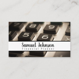 Finanzplaner Vermögensverwaltung Visitenkarte