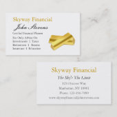 Finanzplaner Visitenkarte (Vorne/Hinten)