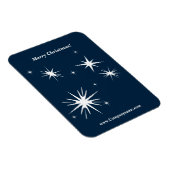 Finanzplaner White Blue Weihnachten Magnet (Rechte Seite)