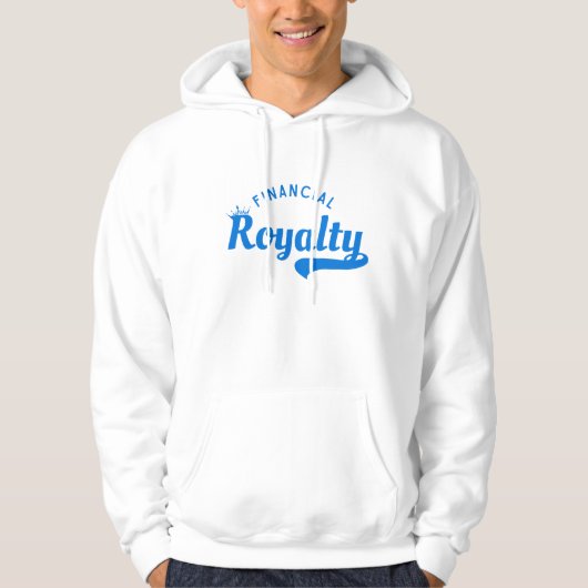 FinanzRoyalty™ Crowned Hustard für Visionäre Hoodie (Vorderseite)