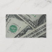 Finanzservice-Visitenkarte Visitenkarte (Rückseite)