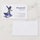 Finanzservice-Visitenkarte Visitenkarte (Vorne/Hinten)