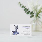 Finanzservice-Visitenkarte Visitenkarte (Stehend Vorderseite)