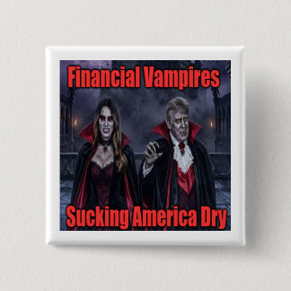 Finanzvampir Trump Button