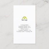 Finanzverwaltung Berufliche Ablaufnummern Visitenkarte (Rückseite)