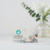 Finanzwesen | Aktienkarten Visitenkarte (Stehend Vorderseite)