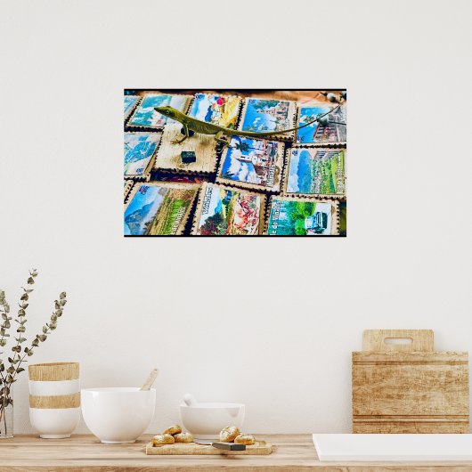 Finca Macondo Cafe Gecko Poster (Küche)