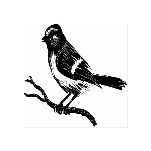 Finch Gummistempel (Prägung)