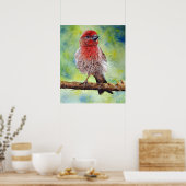 Finchy Print Poster (Küche)