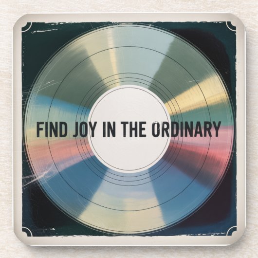 Find Joy In The Ordinary Getränkeuntersetzer (Vorderseite)