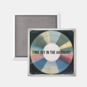 Find Joy In The Ordinary Magnet (Vorderseite/Rückseite)
