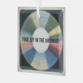Find Joy In The Ordinary Ornament Aus Glas (Vorderseite links)