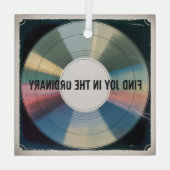 Find Joy In The Ordinary Ornament Aus Glas (Rückseite)