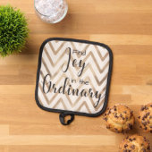 Find joy in the ordinary oven mit topflappen (Oben Unten)