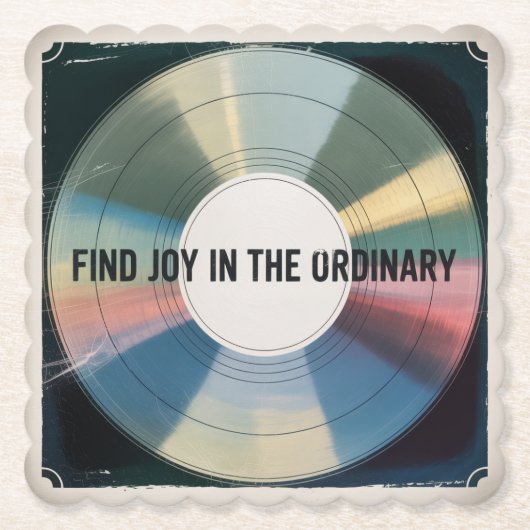 Find Joy In The Ordinary Untersetzer (Vorderseite)