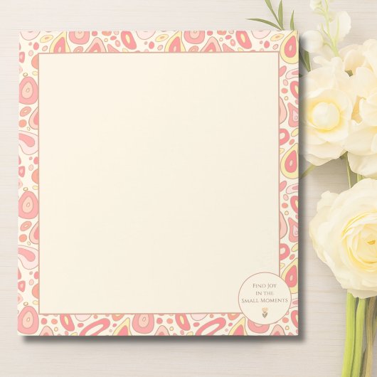 Find Joy in the Small Moments Notepad Notizblock