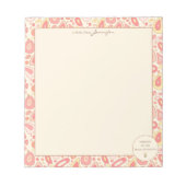 Find Joy in the Small Moments Notepad with Name Notizblock (Vorderseite)