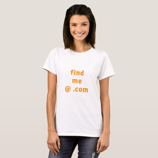 Find Me @ .Com T - Shirt (Vorne ganz)