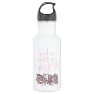 Find Me Where the Wild Things Are Edelstahlflasche