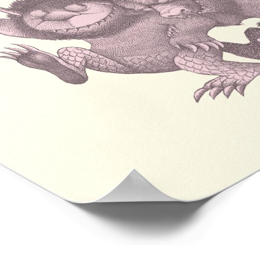 Find Me Where the Wild Things Are Poster (Ecke)