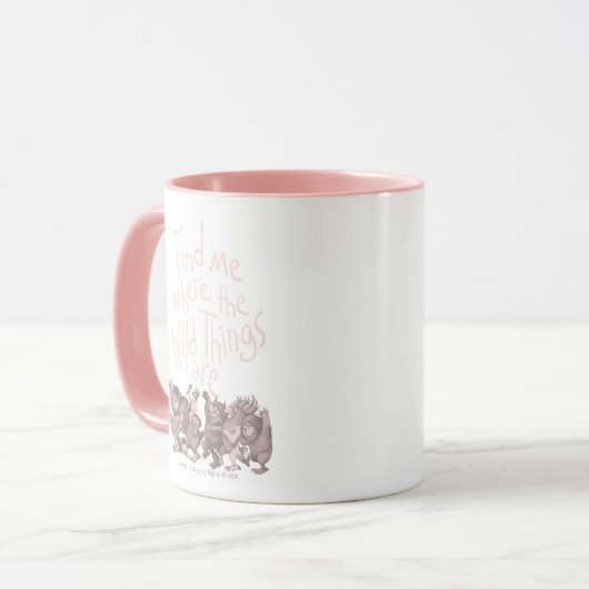 Find Me Where the Wild Things Are Tasse (Vorderseite Links)