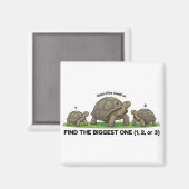 Find the Biggest One Animal World Quest for Toddle Magnet (Vorderseite/Rückseite)