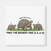 Find the Biggest One Animal World Quest for Toddle Magnet (Vorne)