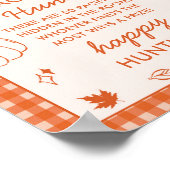 Find The Hidden Objects Baby Shower Game Sign Poster (Ecke)