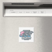 Find the Pink Dolphin Animal World Quest for Toddl Magnet (In Situ (Geschirrspüler))