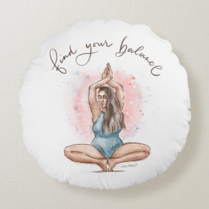 Find Your Balance Kissen Yoga-Haltung