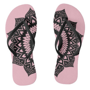 Find your inner peace Mandala Design Badesandalen