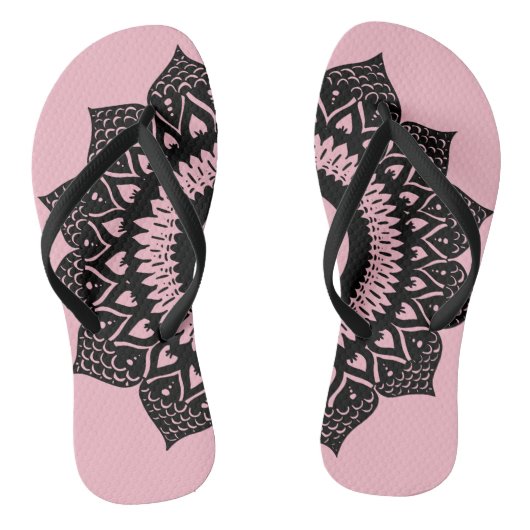 Find your inner peace | Mandala Design Badesandalen (Fußbett)