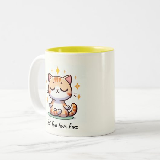 Find Your Inner Purr Zweifarbige Tasse (Vorderseite Links)