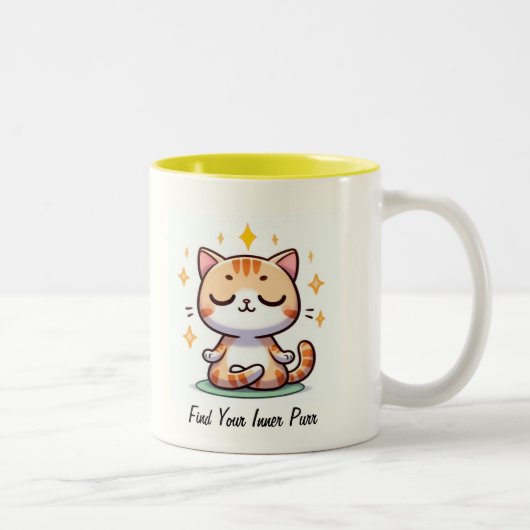 Find Your Inner Purr Zweifarbige Tasse (Rechts)